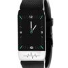 Stylové unisex chytre hodinky (smartwatch) Rubicon, černé/modré